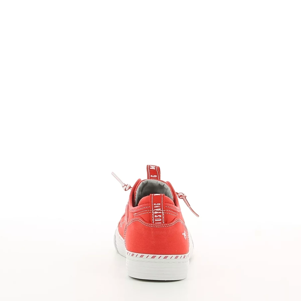 Image (3) de la chaussures Mustang - Baskets Rouge en Textile Image (3) de la chaussures Mustang - Baskets Rouge en Textile