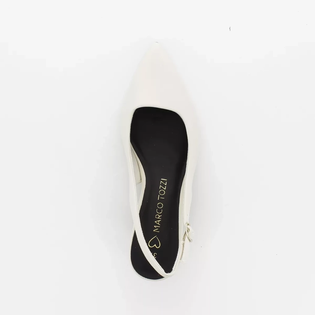 Image (6) de la chaussures Marco Tozzi - Escarpins Blanc en Cuir synthétique