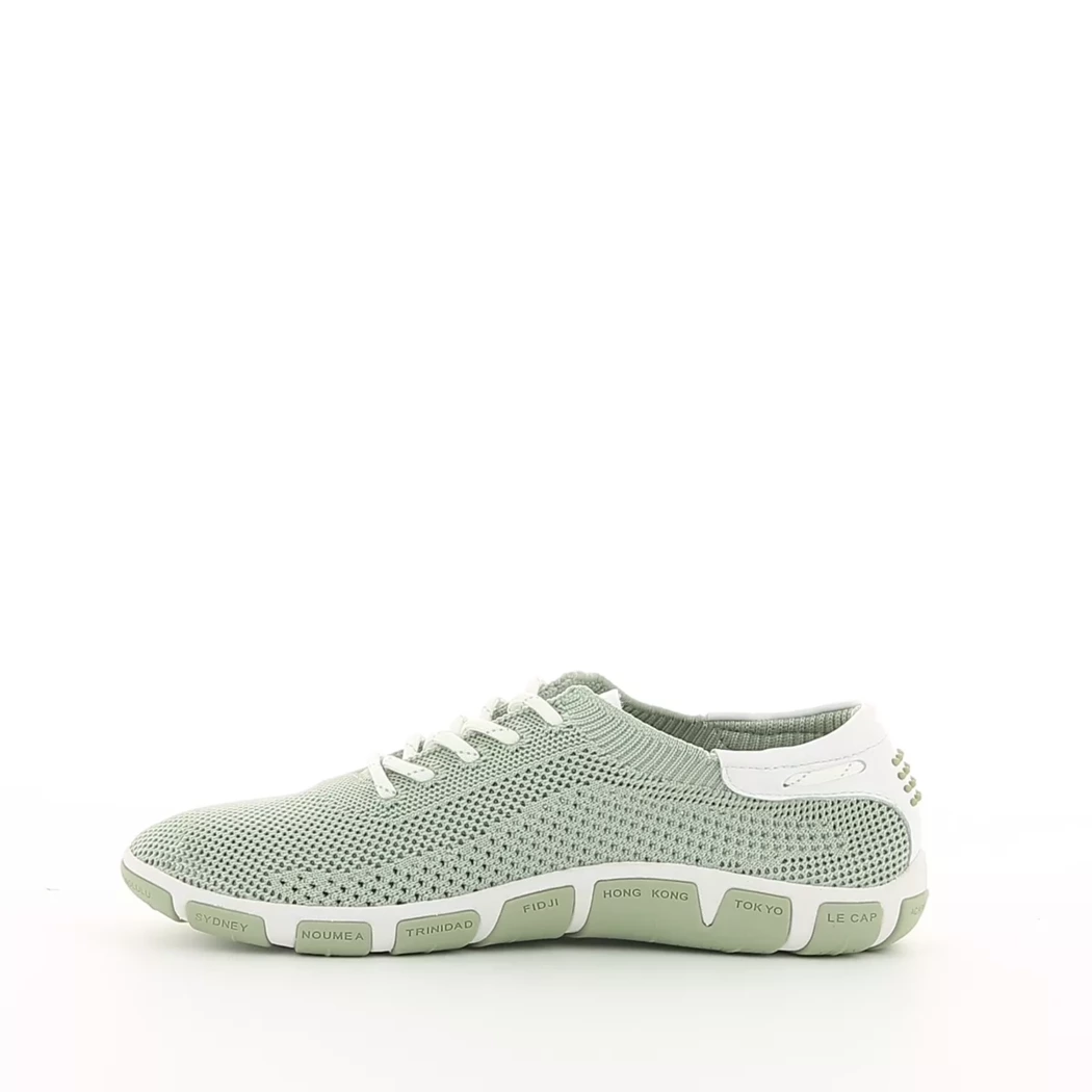 Image (4) de la chaussures Tbs - Baskets Vert en Textile Image (4) de la chaussures Tbs - Baskets Vert en Textile