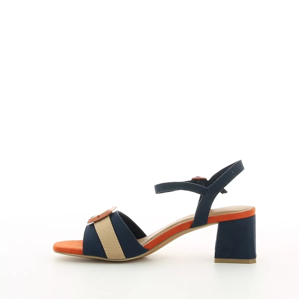Image (4) de la chaussures Marco Tozzi - Sandales et Nu-Pieds Bleu en Cuir synthétique