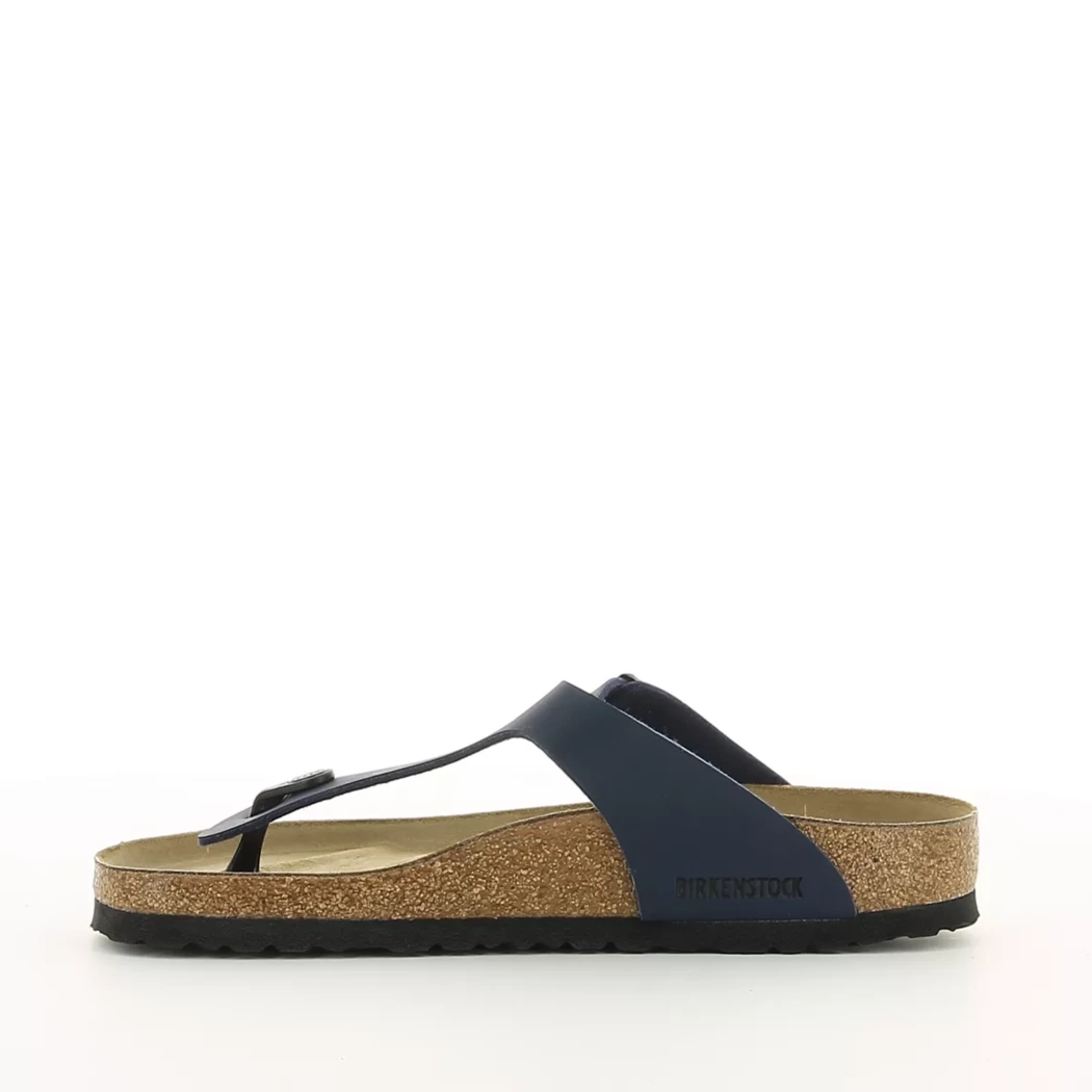 Image (4) de la chaussures Birkenstock - Mules et Sabots Bleu en Cuir synthétique Image (4) de la chaussures Birkenstock - Mules et Sabots Bleu en Cuir synthétique