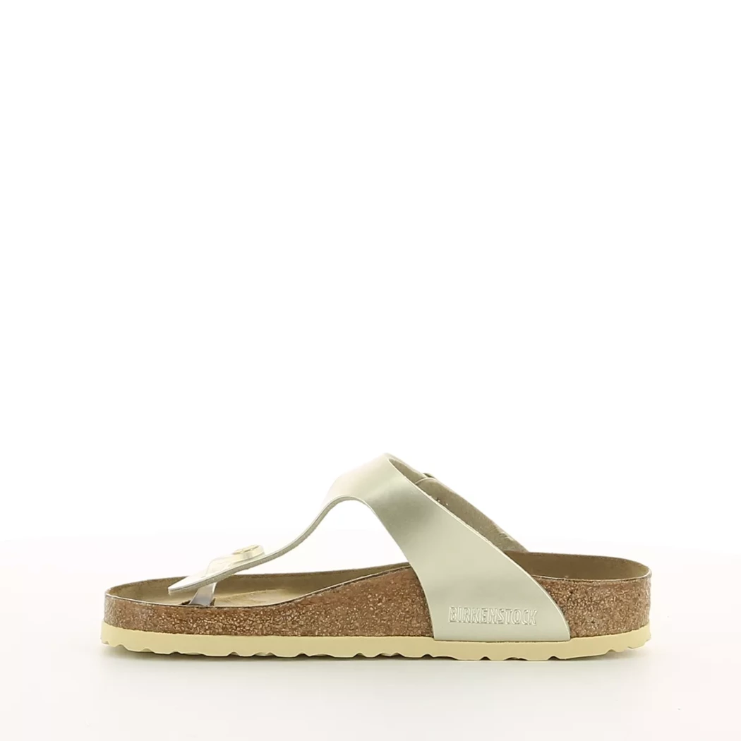 Image (4) de la chaussures Birkenstock - Mules et Sabots Or / Bronze / Platine en Cuir synthétique