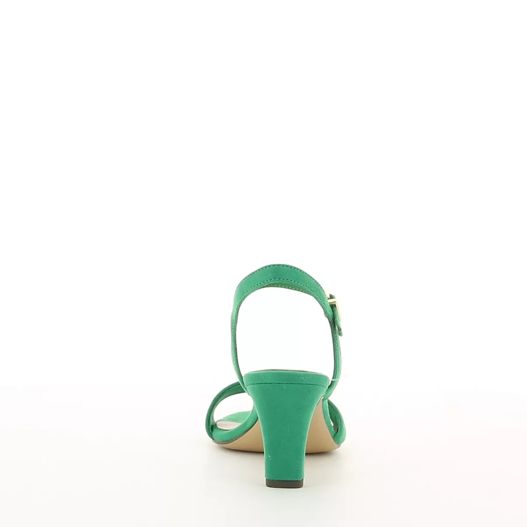 Image (3) de la chaussures Tamaris - Sandales et Nu-Pieds Vert en Cuir synthétique