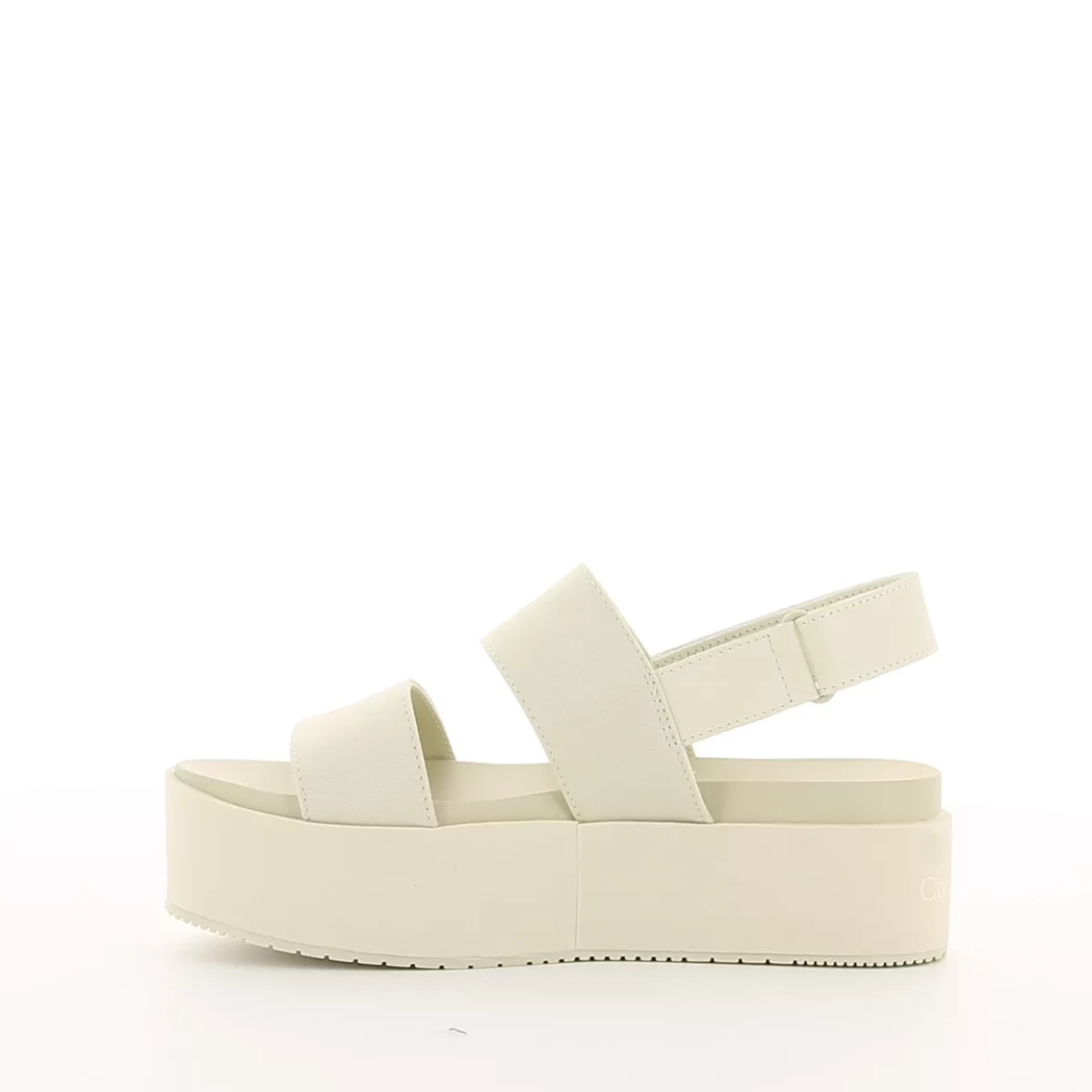 Image (4) de la chaussures Calvin Klein - Sandales et Nu-Pieds Beige en Textile Image (4) de la chaussures Calvin Klein - Sandales et Nu-Pieds Beige en Textile