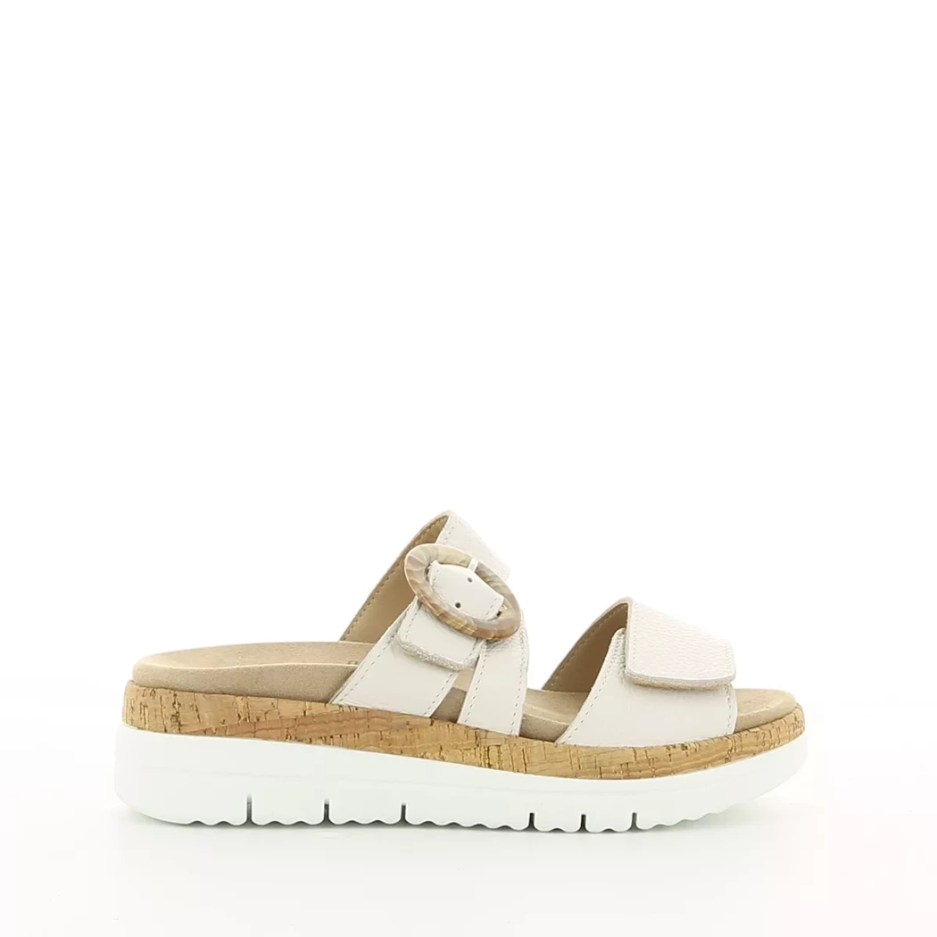 Image (2) de la chaussures Aco Shoes - Mules et Sabots Blanc en Cuir Image (2) de la chaussures Aco Shoes - Mules et Sabots Blanc en Cuir