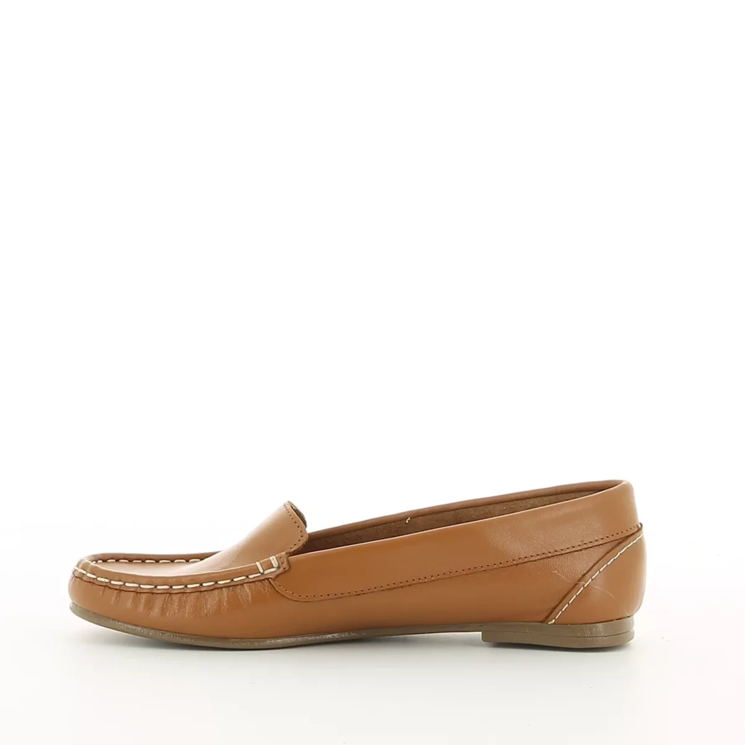 Image (4) de la chaussures Simplement B - Mocassins Cuir naturel / Cognac en Cuir