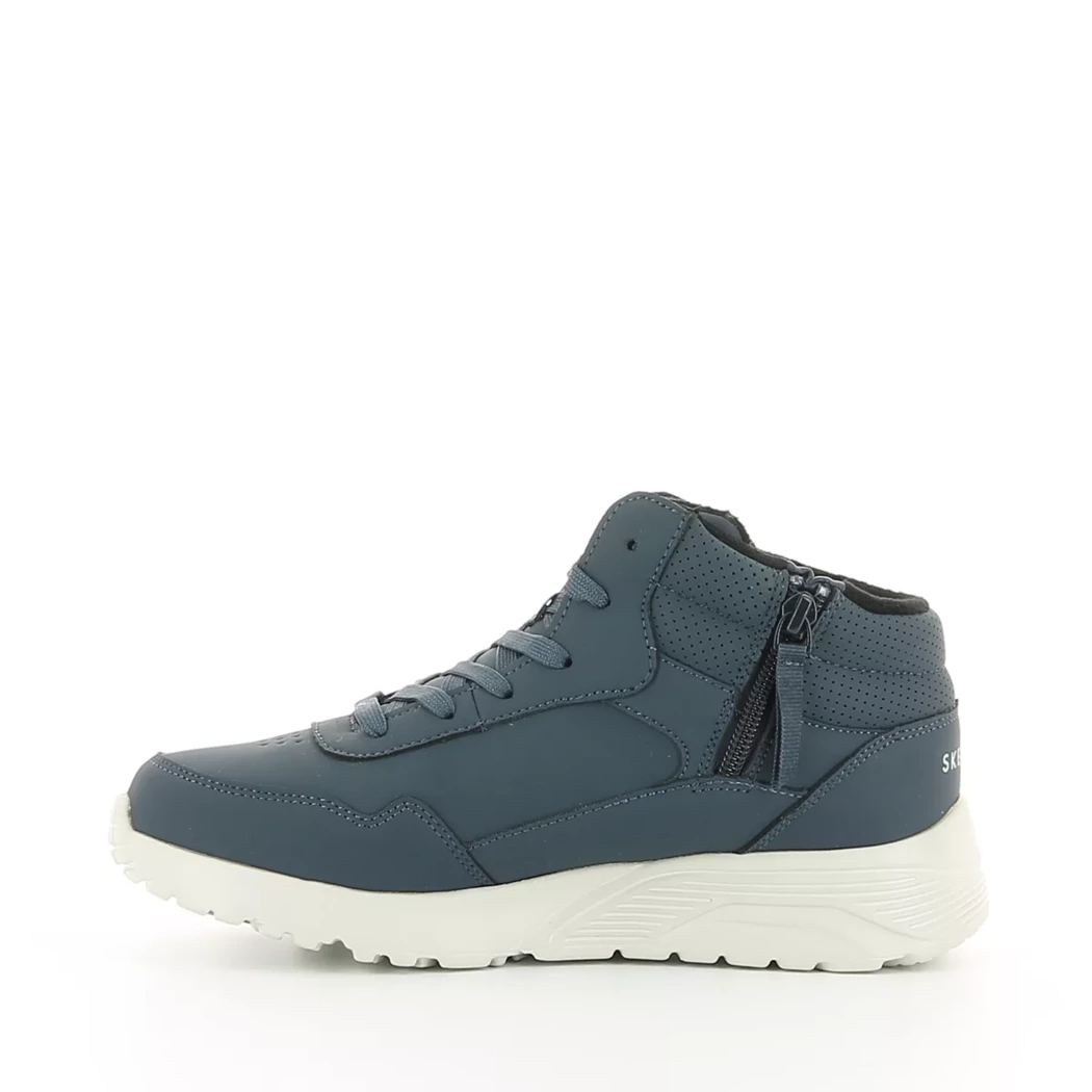 Image (4) de la chaussures Skechers - Bottines Bleu en Cuir synthétique