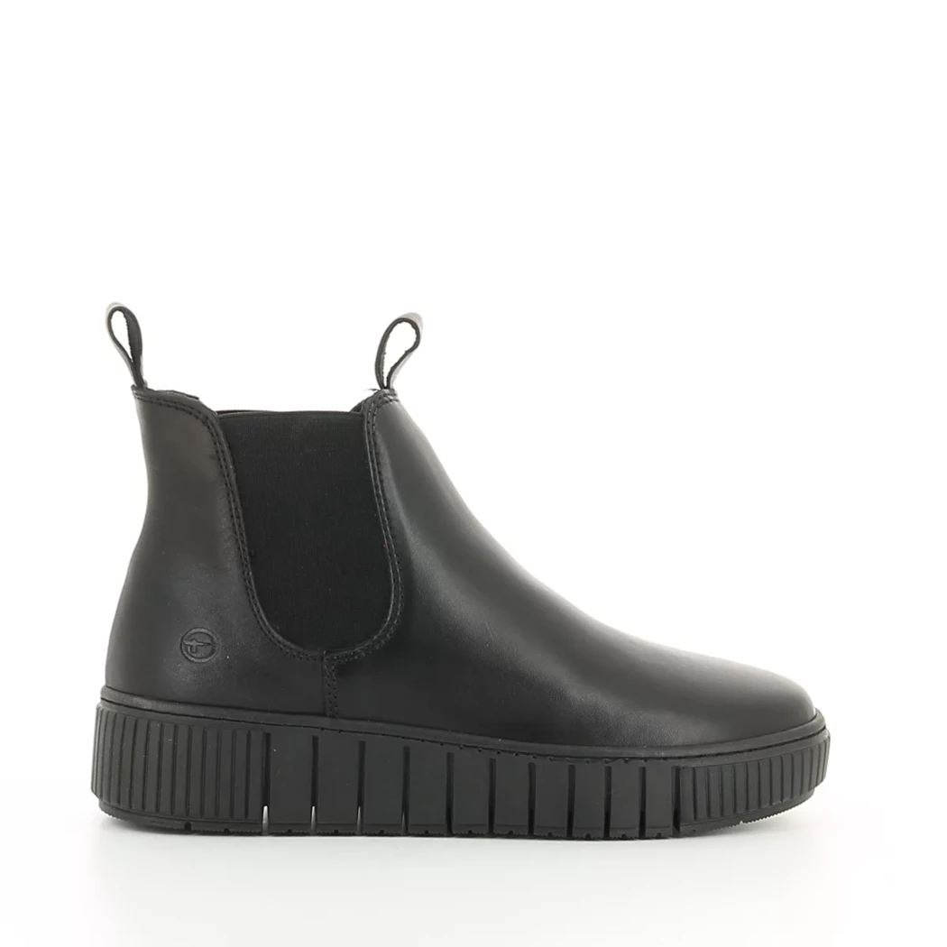 Image (2) de la chaussures Tamaris - Boots Noir en Cuir