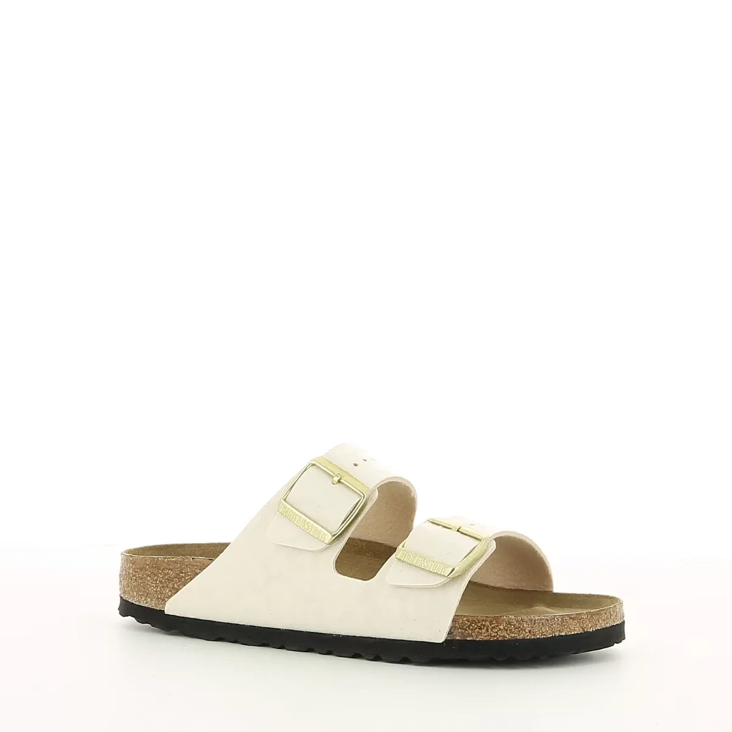 Image (1) de la chaussures Birkenstock - Mules et Sabots Blanc en Cuir synthétique