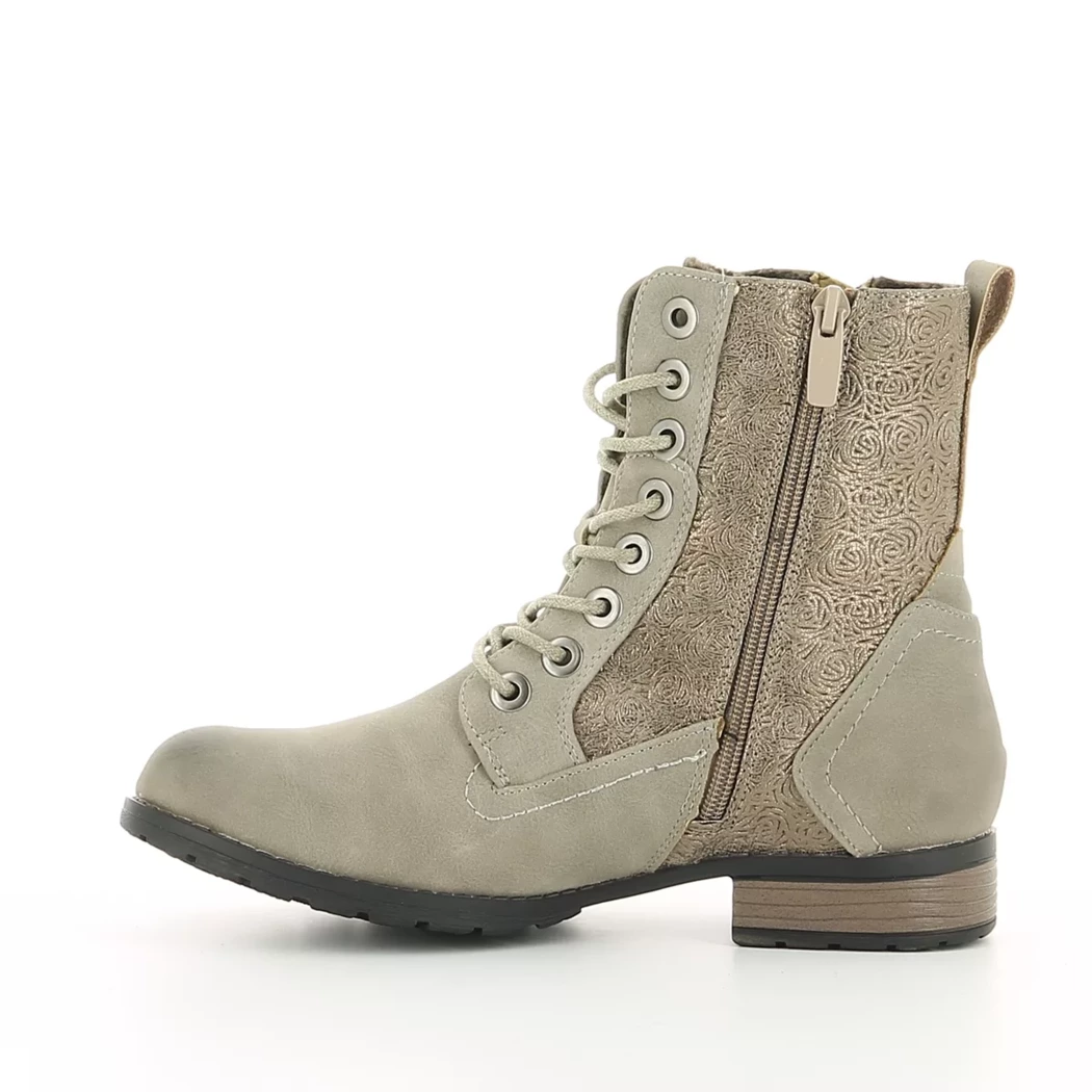 Image (4) de la chaussures Smart Standard - Bottines Gris en Cuir synthétique