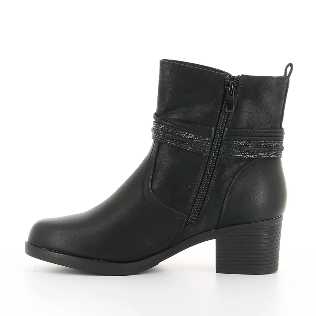 Image (4) de la chaussures Smart Standard - Boots Noir en Cuir synthétique