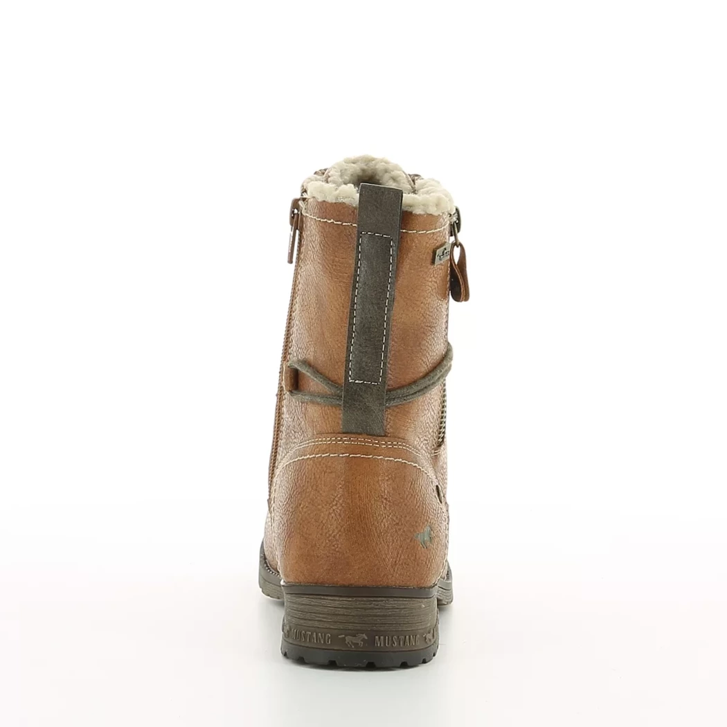 Image (3) de la chaussures Mustang - Bottines Cuir naturel / Cognac en Cuir synthétique Image (3) de la chaussures Mustang - Bottines Cuir naturel / Cognac en Cuir synthétique