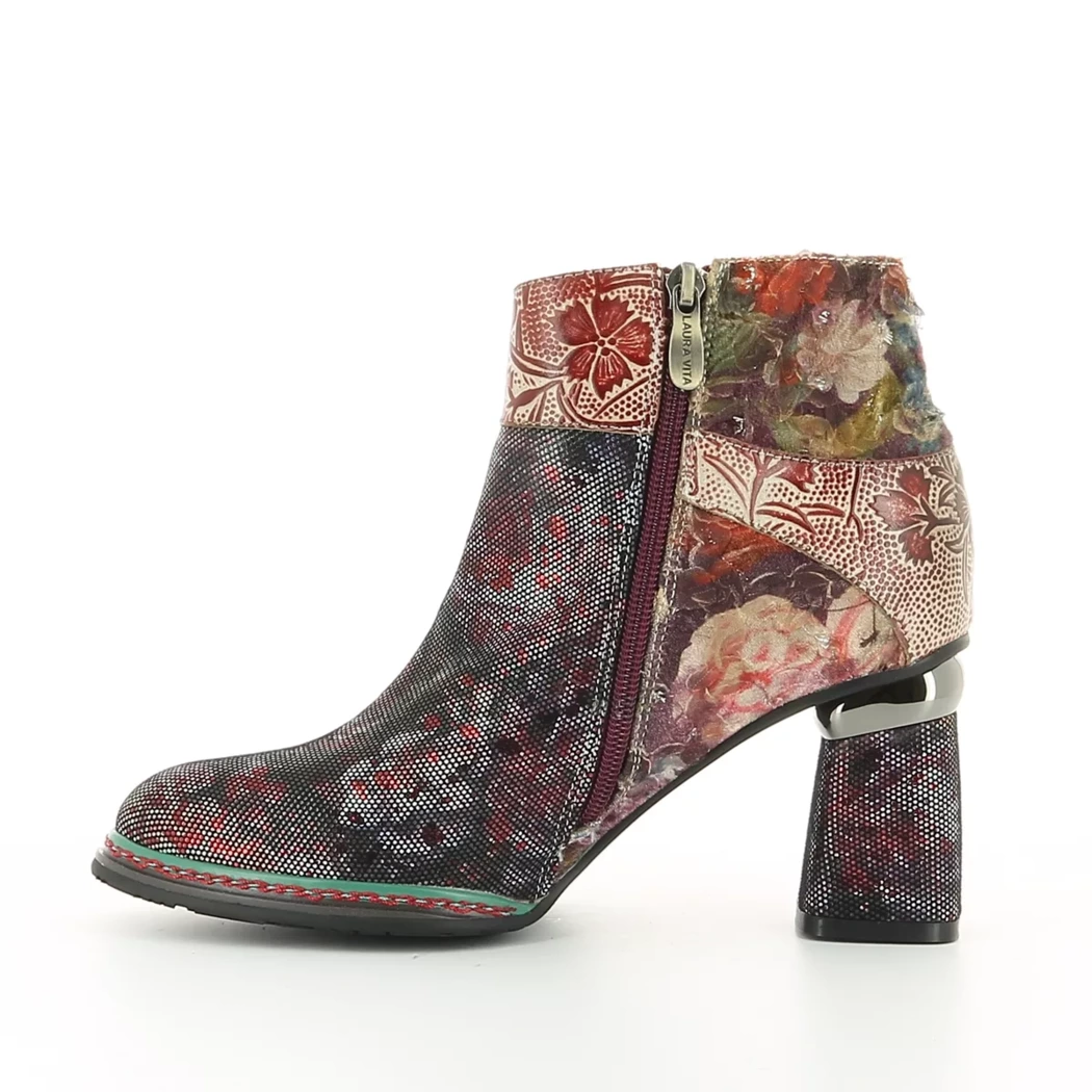 Image (4) de la chaussures Laura Vita - Boots Rouge en Multi-Matières