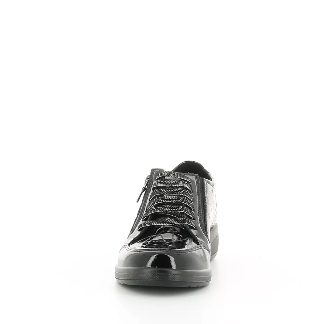Image (5) de la chaussures Desir de Fuite - Baskets Bleu en Cuir vernis