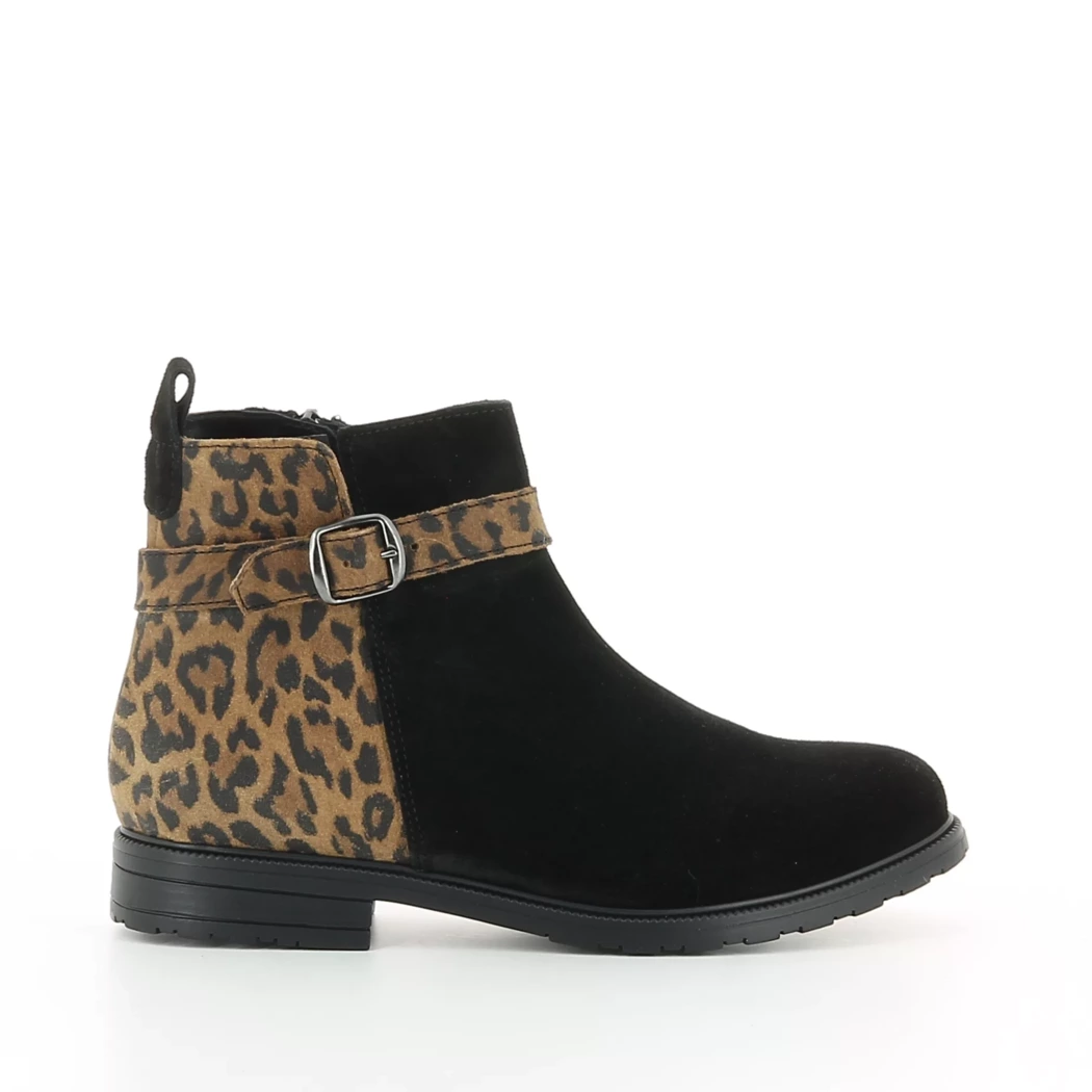 Image (2) de la chaussures Les Fees de Bengale - Boots Noir en Cuir nubuck