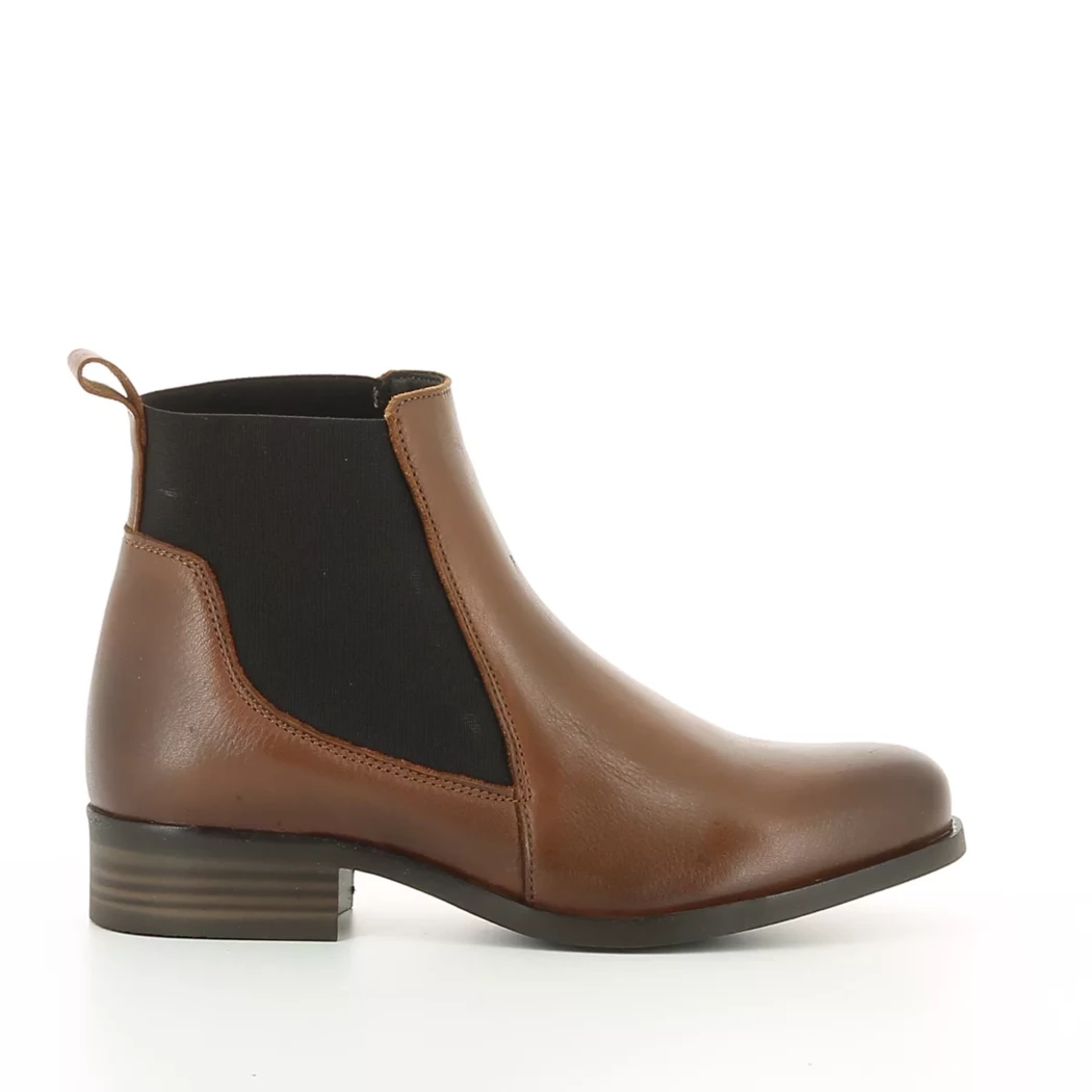 Image (2) de la chaussures Women Office - Boots Cuir naturel / Cognac en Cuir