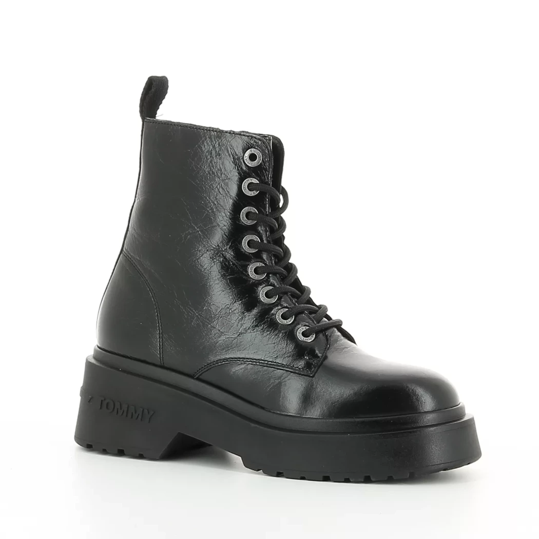 Image (1) de la chaussures Tommy jeans - Bottines Noir en Cuir Image (1) de la chaussures Tommy jeans - Bottines Noir en Cuir