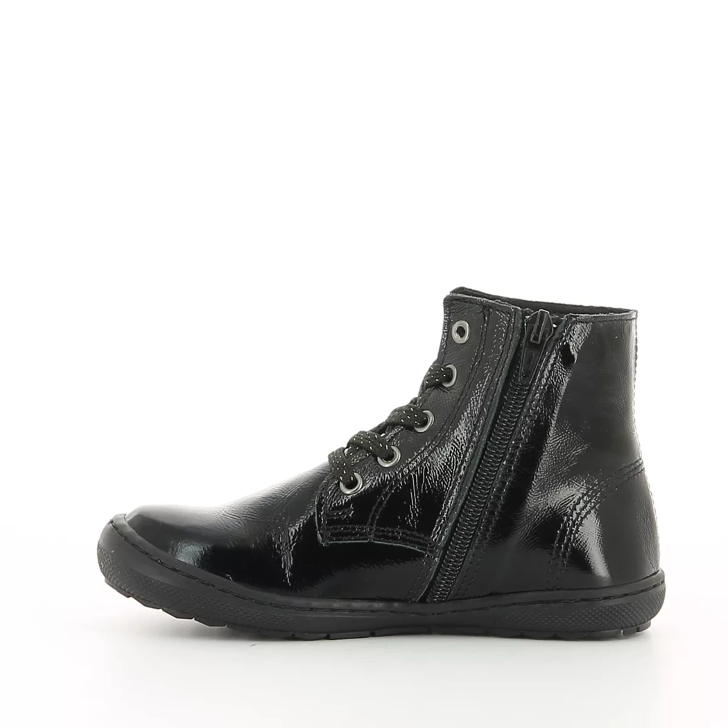 Image (4) de la chaussures Diabolo Studio - Bottines Noir en Cuir vernis
