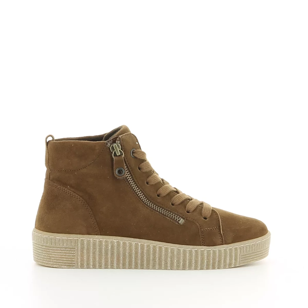 Image (2) de la chaussures Gabor - Bottines Cuir naturel / Cognac en Cuir nubuck