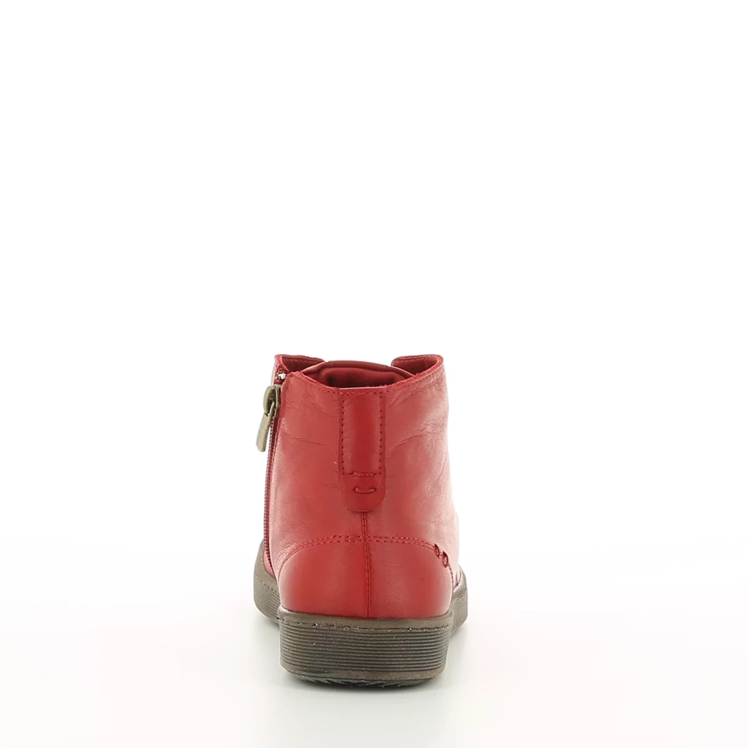 Image (3) de la chaussures Andrea Conti - Bottines Rouge en Cuir