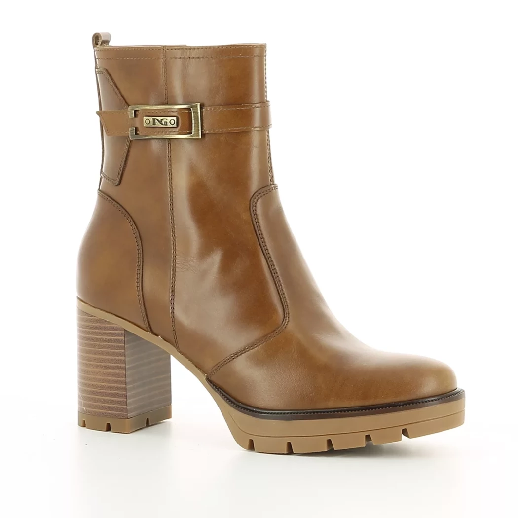 Image (1) de la chaussures Nero Giardini - Boots Cuir naturel / Cognac en Cuir