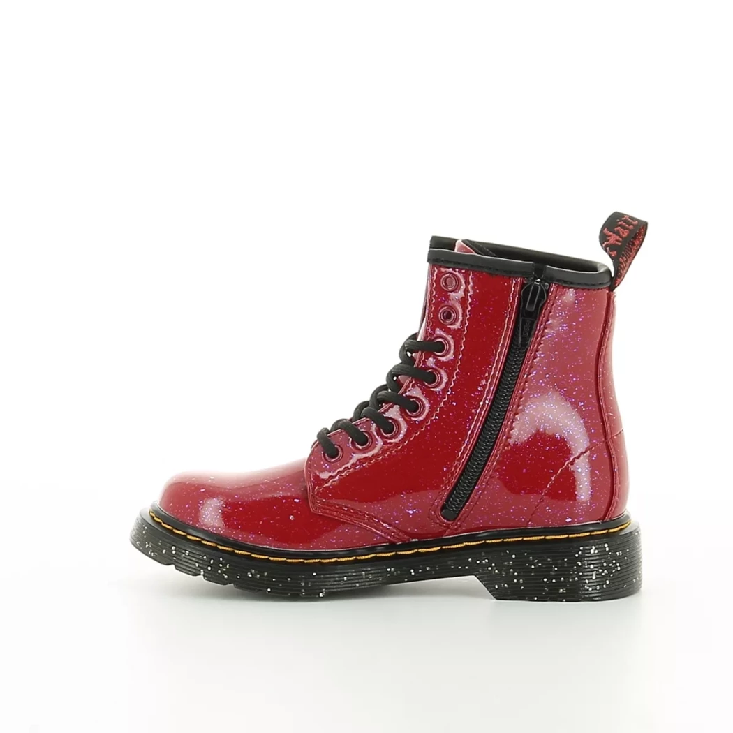 Image (4) de la chaussures Dr. Martens - Bottines Rouge en Cuir vernis Image (4) de la chaussures Dr. Martens - Bottines Rouge en Cuir vernis