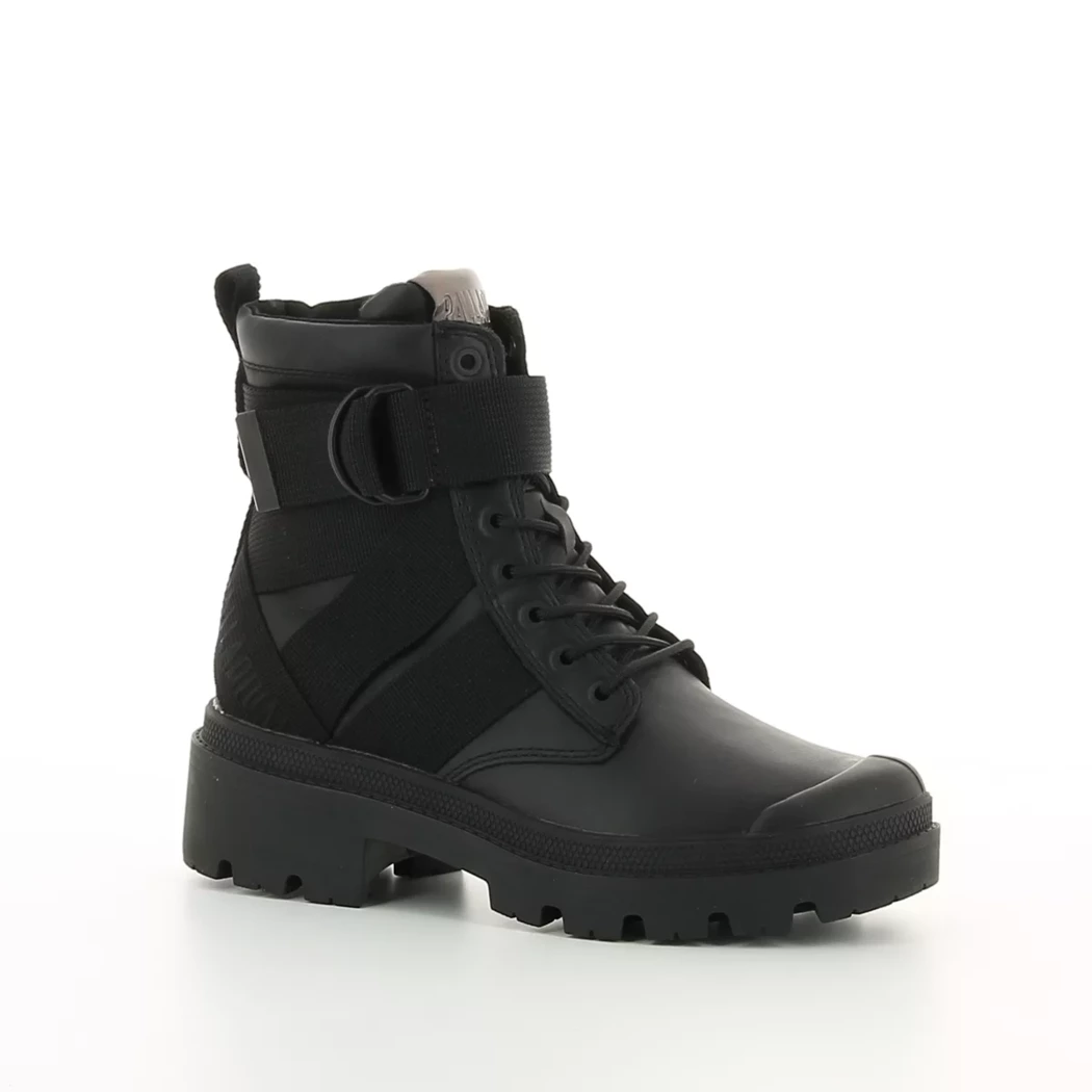 Image (1) de la chaussures Palladium - Bottines Noir en Cuir Image (1) de la chaussures Palladium - Bottines Noir en Cuir
