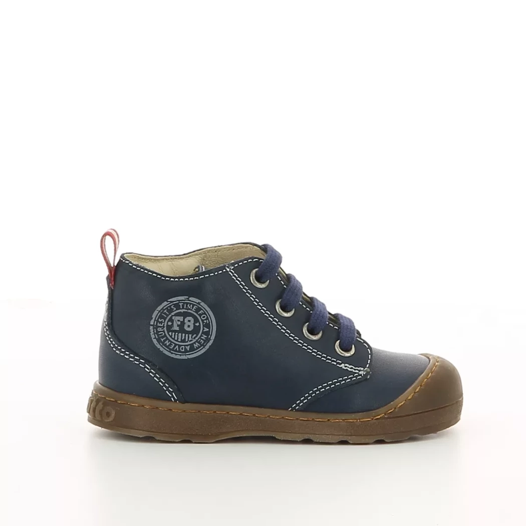 Image (2) de la chaussures Naturino - Bottines Bleu en Cuir Image (2) de la chaussures Naturino - Bottines Bleu en Cuir