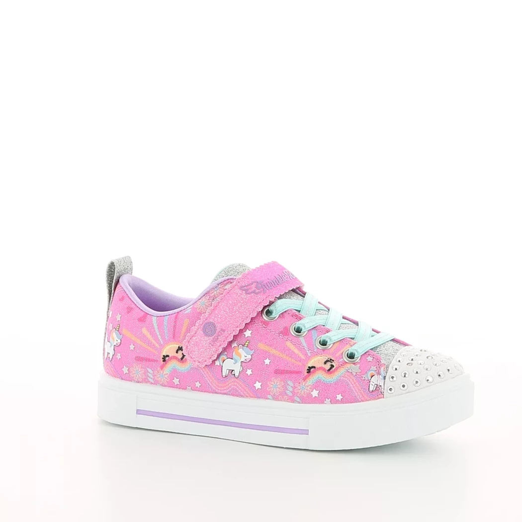 Image (1) de la chaussures Skechers - Baskets Rose en Textile Image (1) de la chaussures Skechers - Baskets Rose en Textile