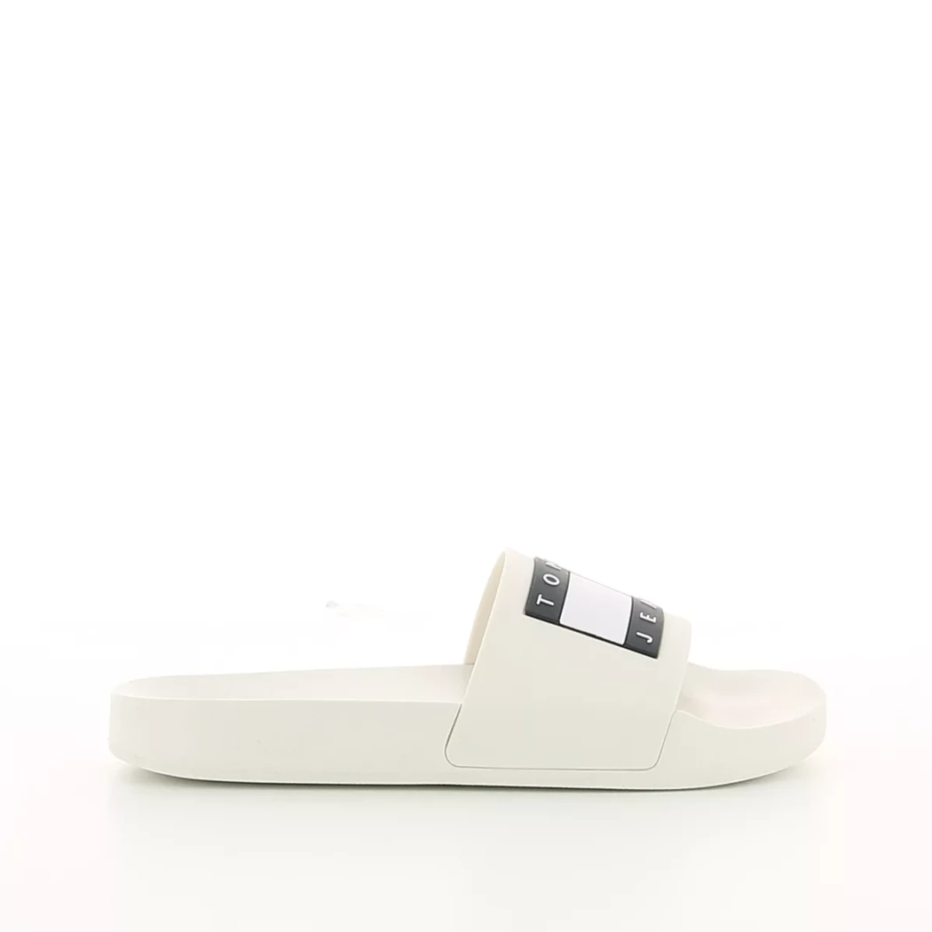 Image (2) de la chaussures Tommy jeans - Tongs et Plage Blanc en Caoutchouc Image (2) de la chaussures Tommy jeans - Tongs et Plage Blanc en Caoutchouc