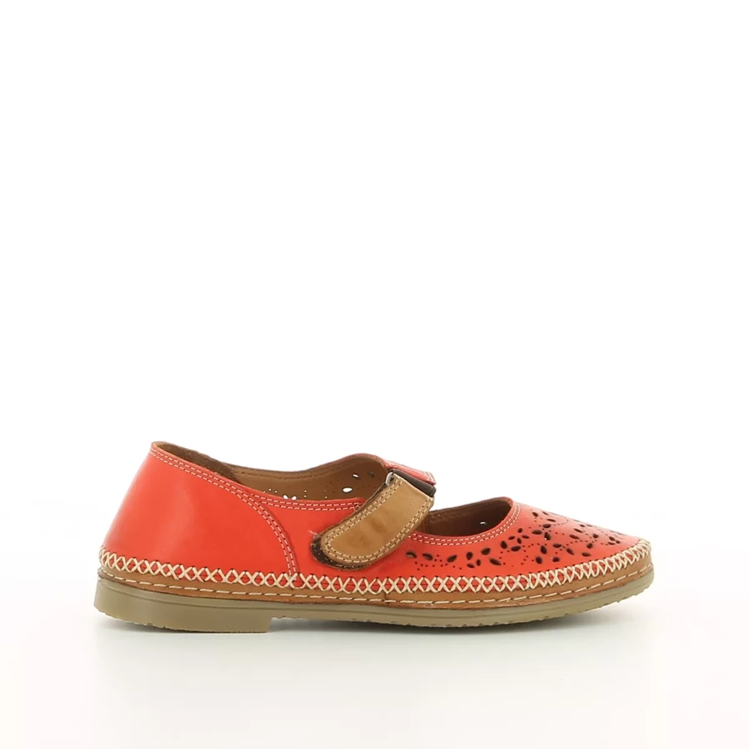 Image (2) de la chaussures Altex - Ballerines Rouge en Cuir Image (2) de la chaussures Altex - Ballerines Rouge en Cuir