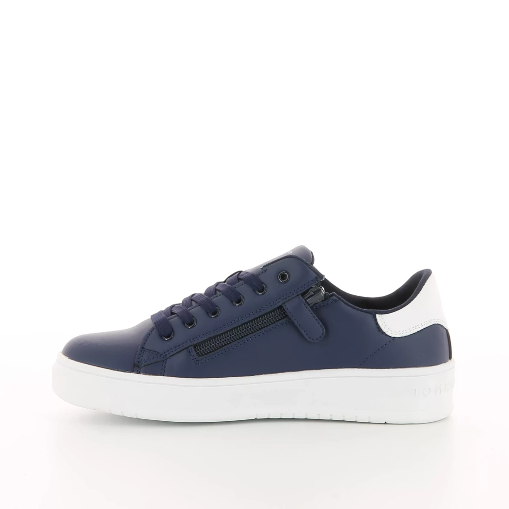 Image (4) de la chaussures Tommy Hilfiger - Baskets Bleu en Cuir synthétique Image (4) de la chaussures Tommy Hilfiger - Baskets Bleu en Cuir synthétique