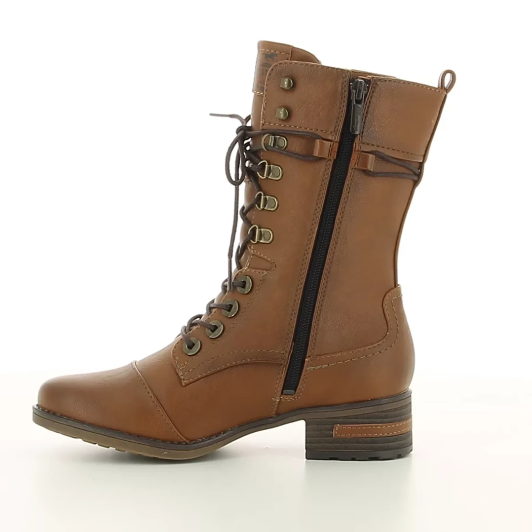 Image (4) de la chaussures Mustang - Bottines Cuir naturel / Cognac en Cuir synthétique Image (4) de la chaussures Mustang - Bottines Cuir naturel / Cognac en Cuir synthétique