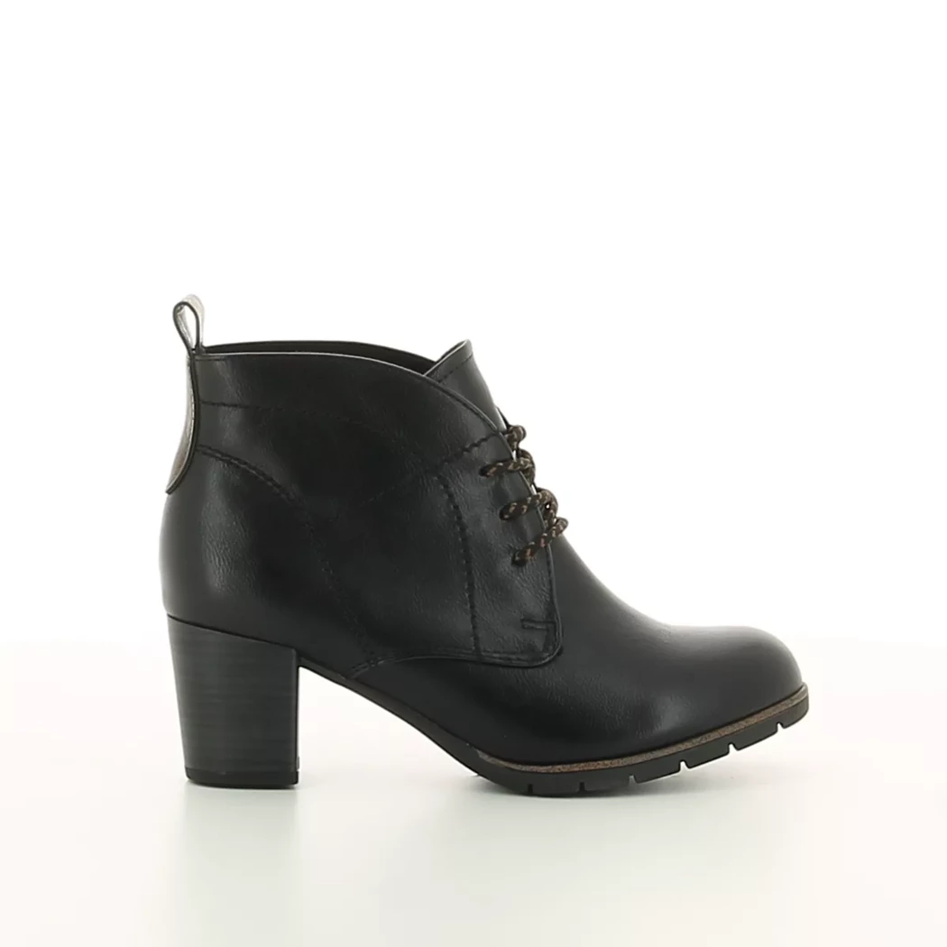 Image (2) de la chaussures Marco Tozzi - Bottines Noir en Cuir synthétique Image (2) de la chaussures Marco Tozzi - Bottines Noir en Cuir synthétique
