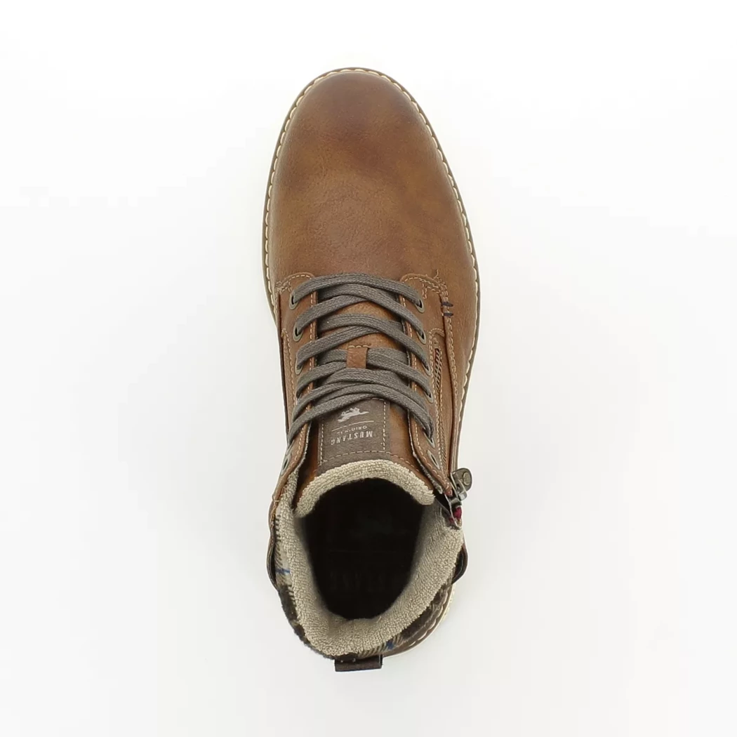 Image (6) de la chaussures Mustang - Bottines Cuir naturel / Cognac en Cuir synthétique Image (6) de la chaussures Mustang - Bottines Cuir naturel / Cognac en Cuir synthétique