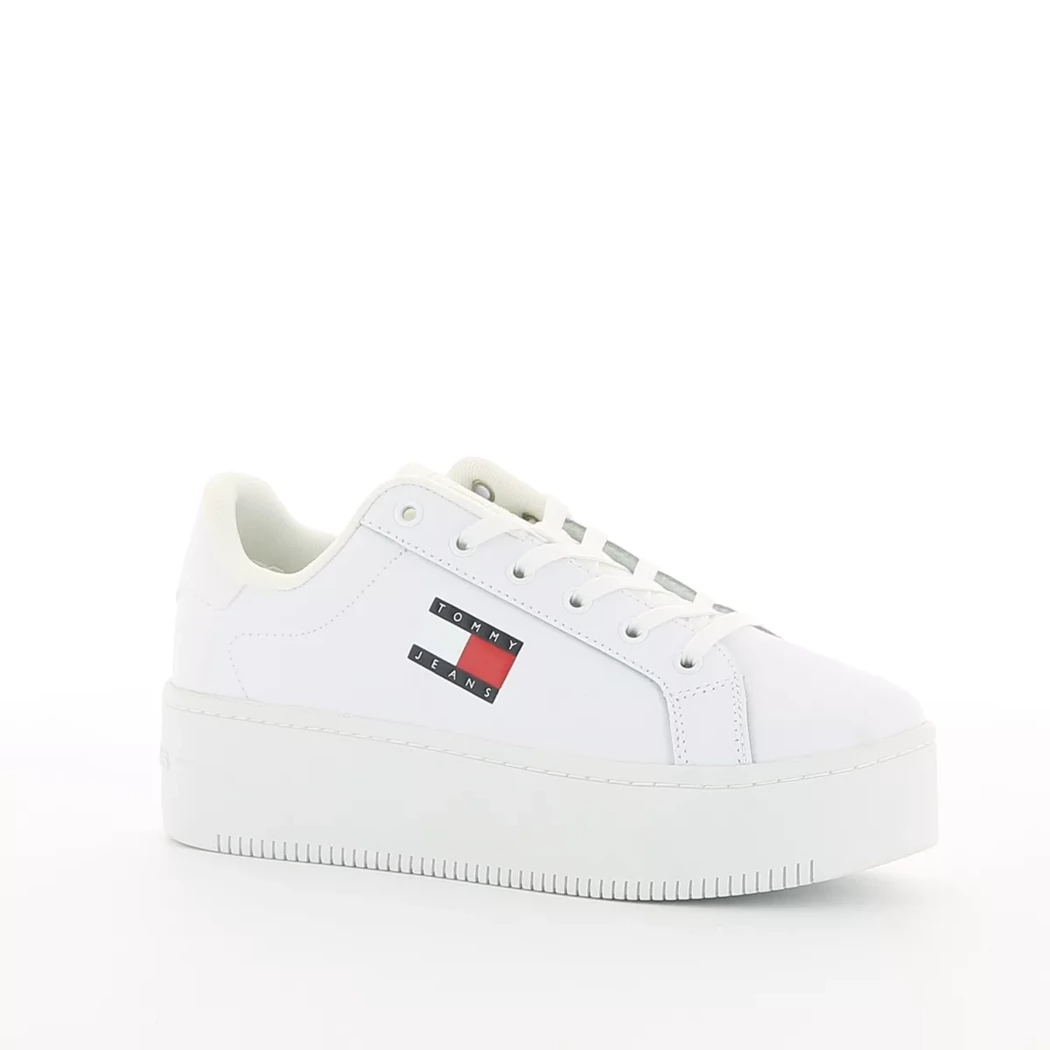 Image (1) de la chaussures Tommy jeans - Baskets Blanc en Cuir Image (1) de la chaussures Tommy jeans - Baskets Blanc en Cuir