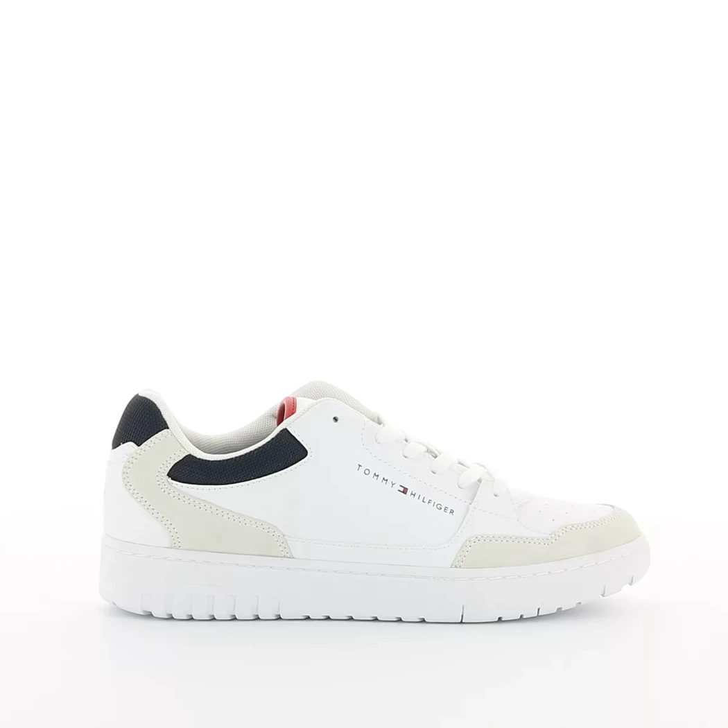 Image (2) de la chaussures Tommy Hilfiger - Baskets Blanc en Cuir Image (2) de la chaussures Tommy Hilfiger - Baskets Blanc en Cuir