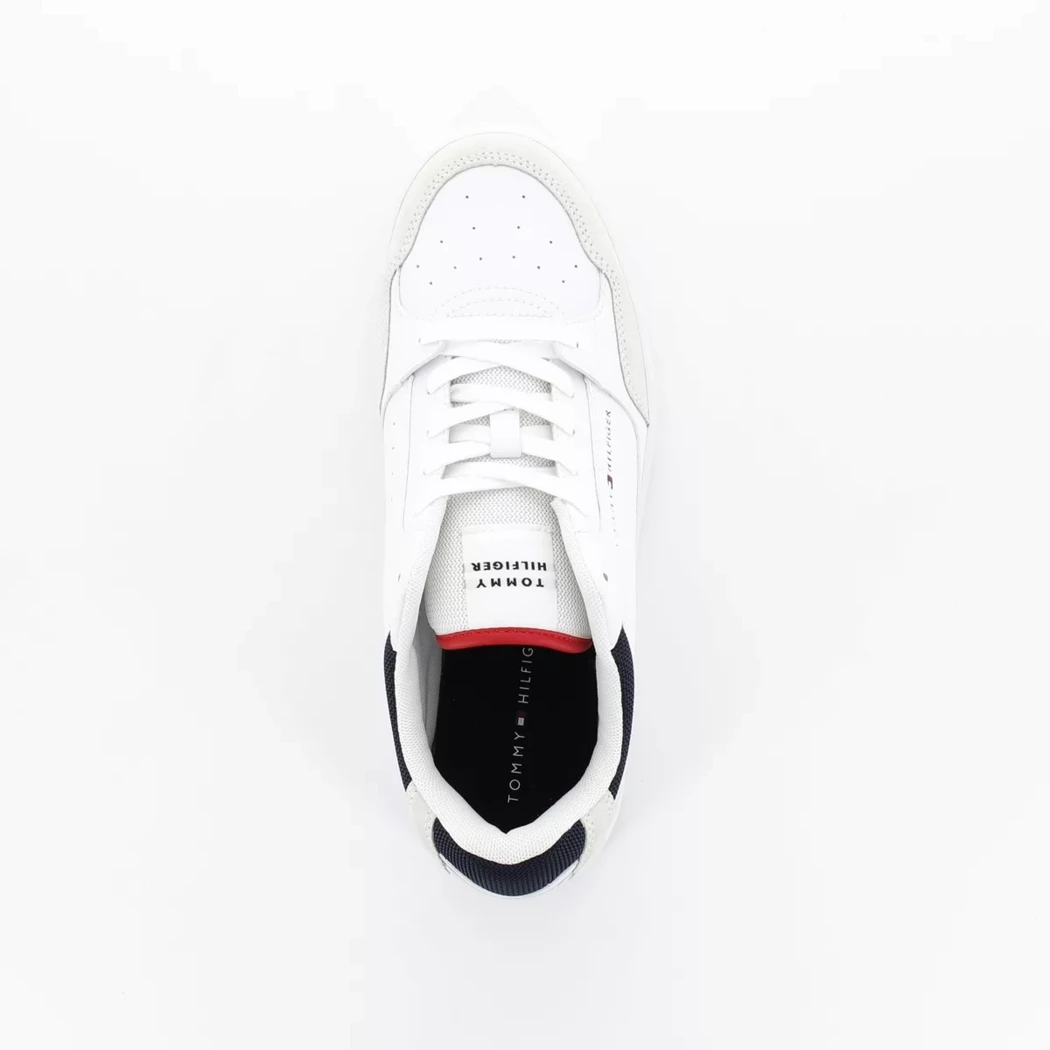 Image (6) de la chaussures Tommy Hilfiger - Baskets Blanc en Cuir Image (6) de la chaussures Tommy Hilfiger - Baskets Blanc en Cuir