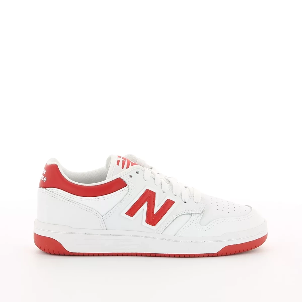 Image (2) de la chaussures New Balance - Baskets Blanc en Cuir synthétique