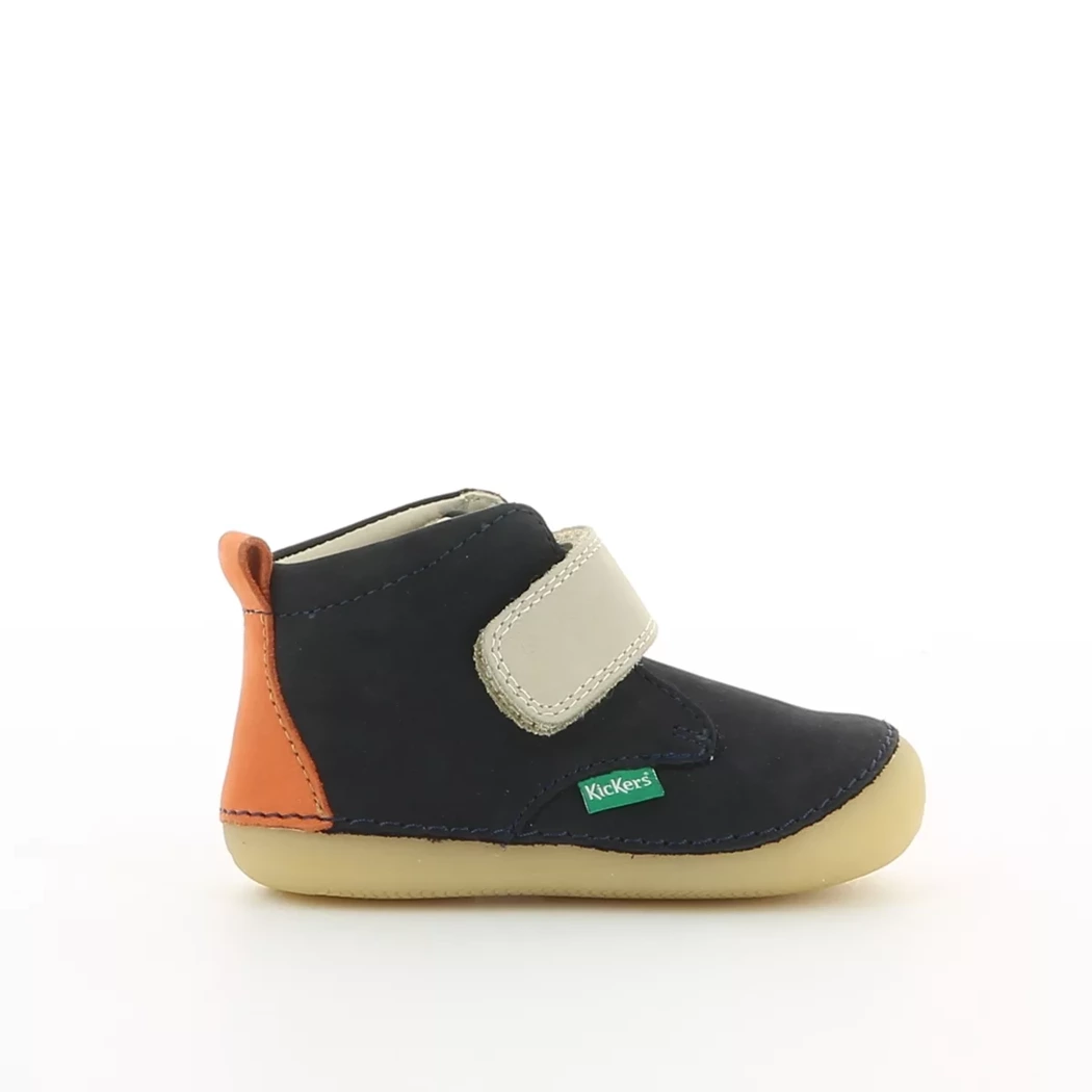 Image (2) de la chaussures Kickers - Bottines Bleu en Cuir nubuck Image (2) de la chaussures Kickers - Bottines Bleu en Cuir nubuck