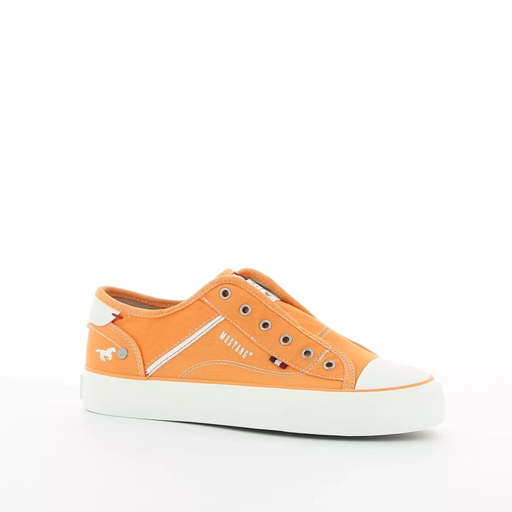 Image (1) de la chaussures Mustang - Baskets Orange en Textile Image (1) de la chaussures Mustang - Baskets Orange en Textile