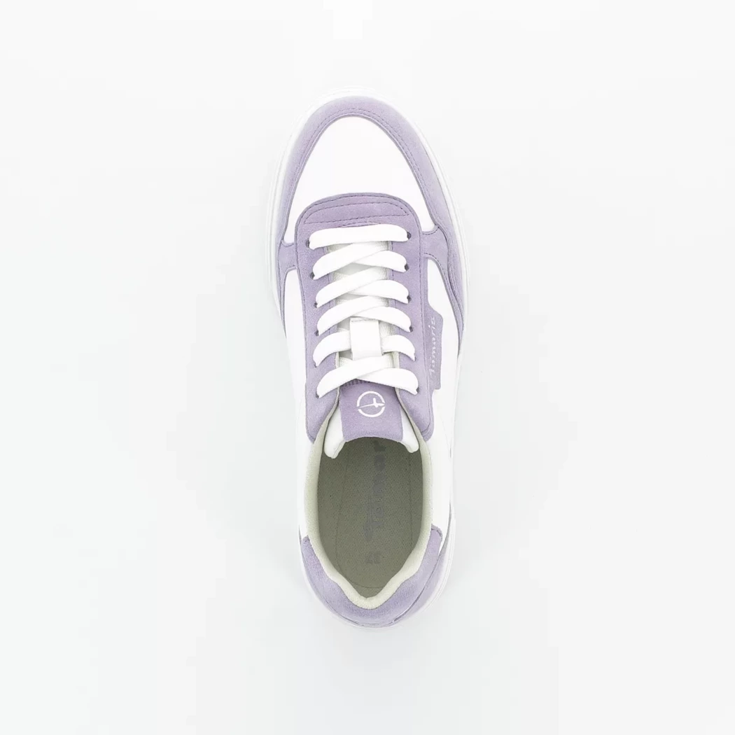 Image (6) de la chaussures Tamaris - Baskets Blanc en Cuir