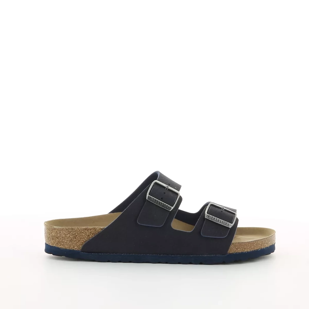 Image (2) de la chaussures Birkenstock - Mules et Sabots Bleu en Cuir synthétique Image (2) de la chaussures Birkenstock - Mules et Sabots Bleu en Cuir synthétique