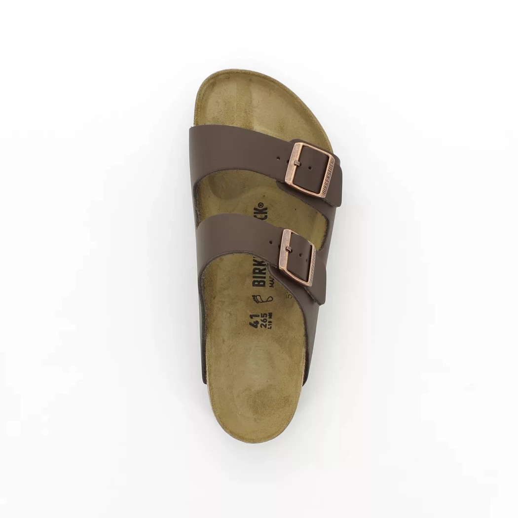 Image (6) de la chaussures Birkenstock - Mules et Sabots Marron en Cuir synthétique Image (6) de la chaussures Birkenstock - Mules et Sabots Marron en Cuir synthétique
