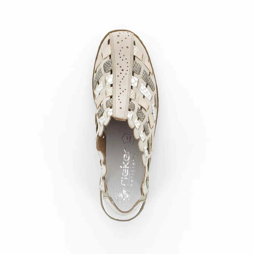 Image (6) de la chaussures Rieker - Escarpins Beige en Cuir Image (6) de la chaussures Rieker - Escarpins Beige en Cuir