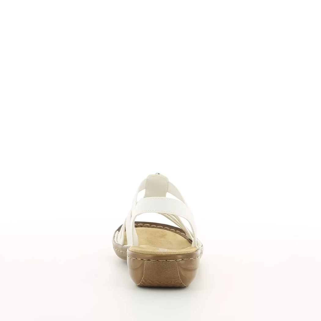 Image (3) de la chaussures Rieker - Sandales et Nu-Pieds Blanc en Cuir Image (3) de la chaussures Rieker - Sandales et Nu-Pieds Blanc en Cuir