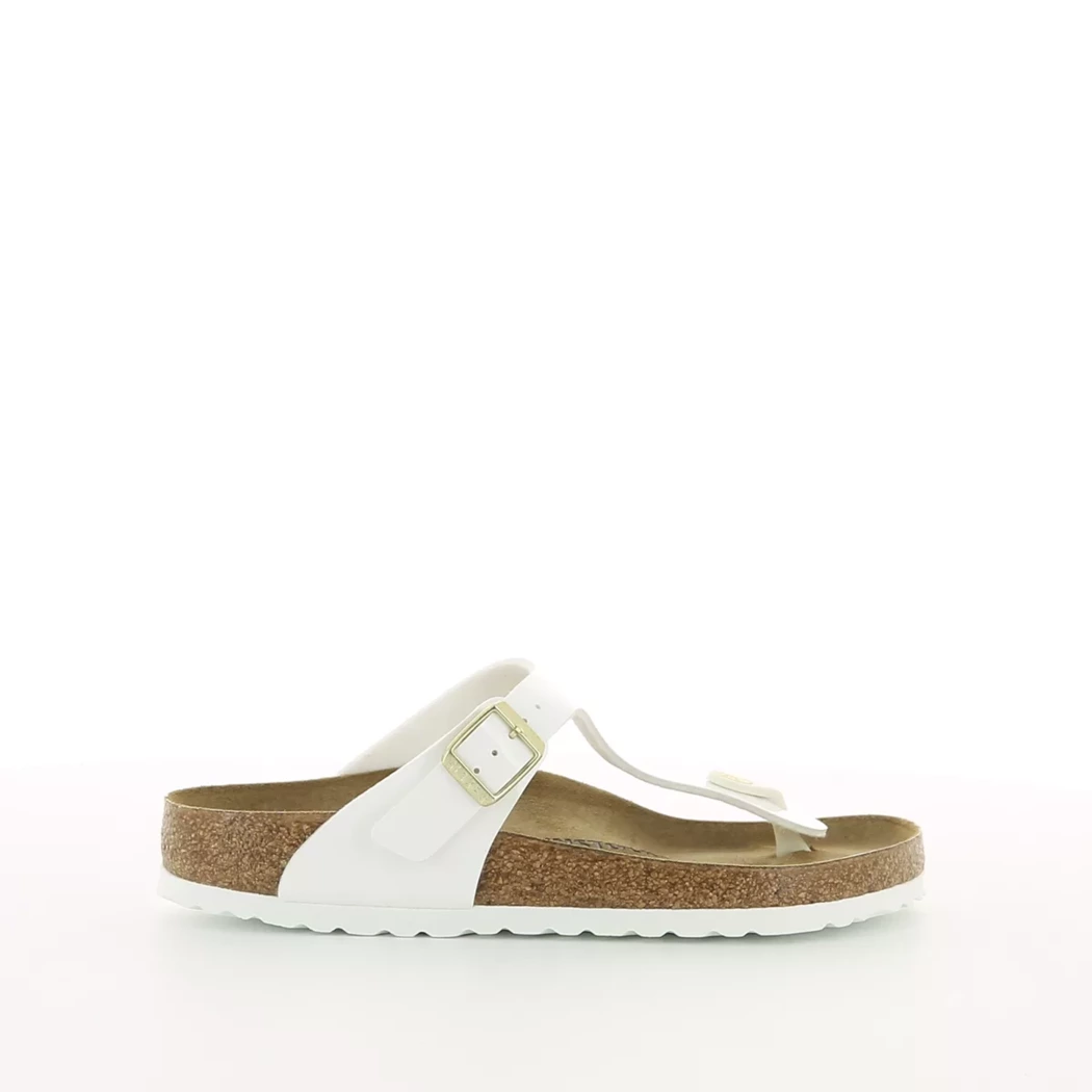 Image (2) de la chaussures Birkenstock - Mules et Sabots Blanc en Cuir synthétique Image (2) de la chaussures Birkenstock - Mules et Sabots Blanc en Cuir synthétique
