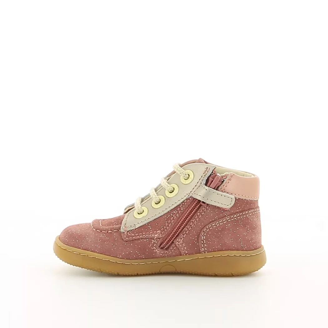 Image (4) de la chaussures Kickers - Bottines Rose en Cuir synthétique Image (4) de la chaussures Kickers - Bottines Rose en Cuir synthétique