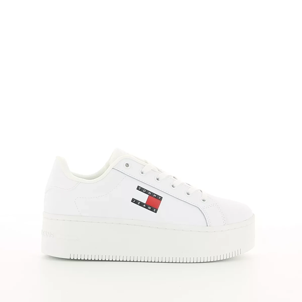 Image (2) de la chaussures Tommy jeans - Baskets Blanc en Cuir Image (2) de la chaussures Tommy jeans - Baskets Blanc en Cuir