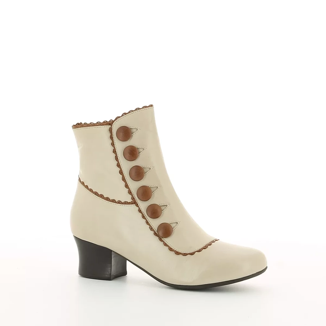 Image (1) de la chaussures Miz Mooz - Boots Beige en Cuir Image (1) de la chaussures Miz Mooz - Boots Beige en Cuir